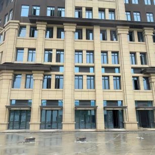 乐山 黄金麻花岗岩荔枝面小区外墙干挂