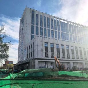 乐山 白麻花岗岩石材外墙干挂