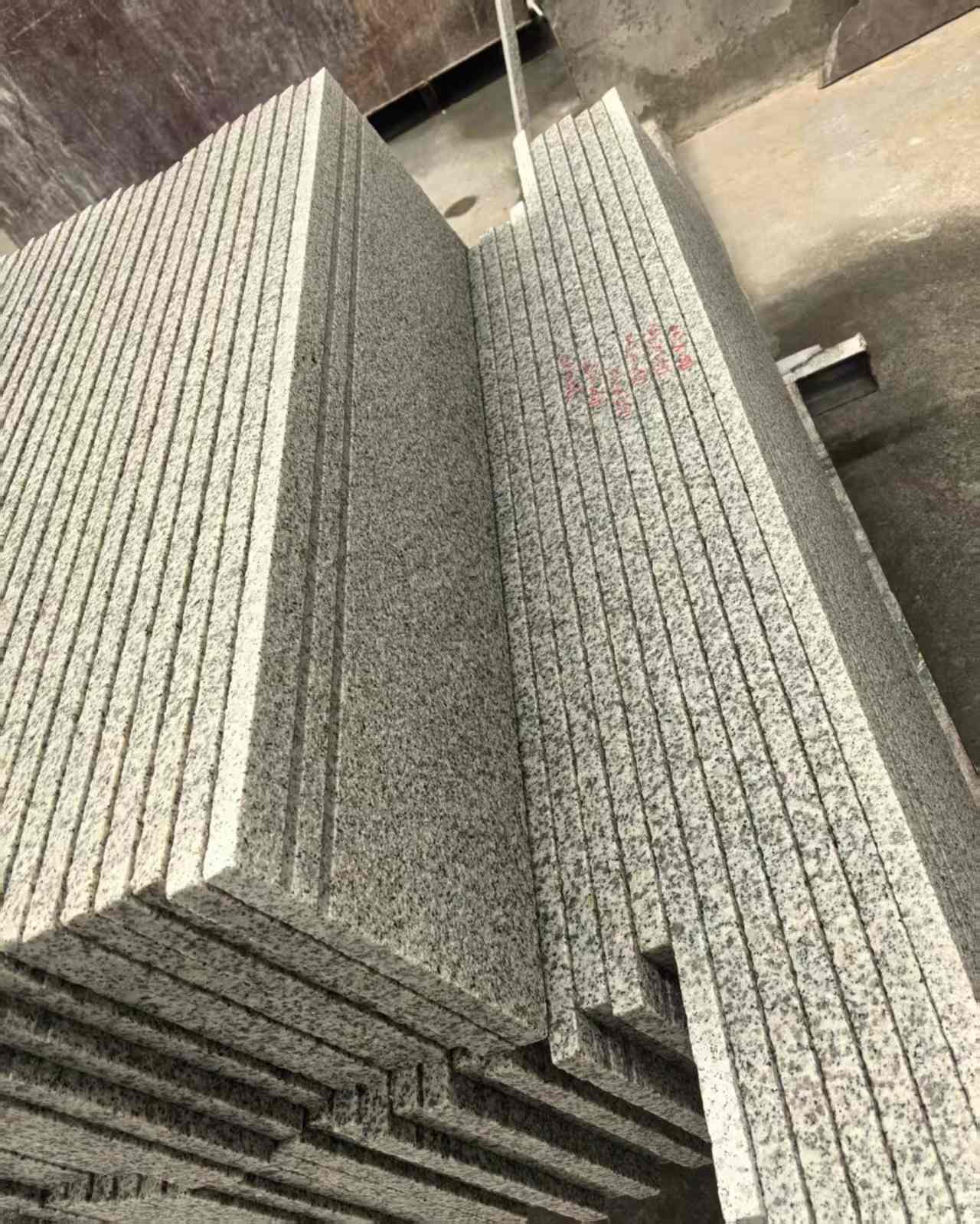 乐山 白麻荔枝面花岗岩楼梯踏步