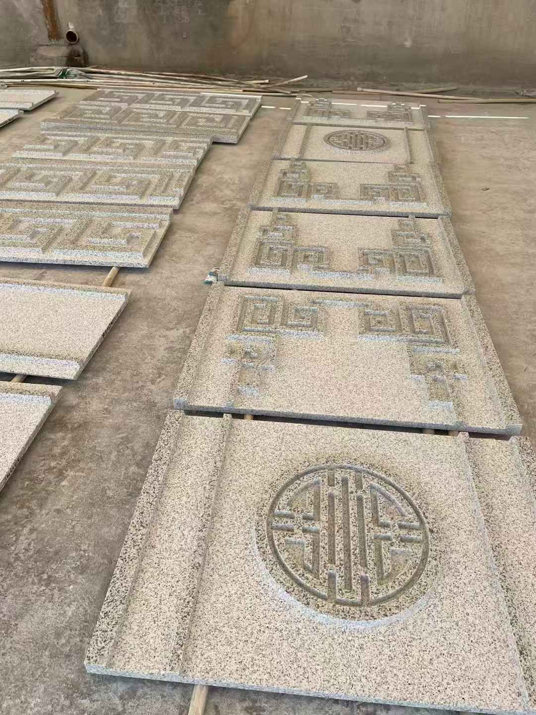 乐山 白麻花岗岩外墙立面雕刻板