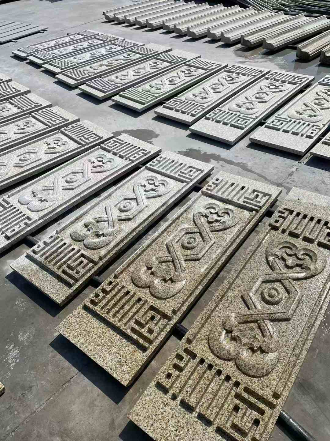 乐山 黄金麻花岗岩外墙雕刻板